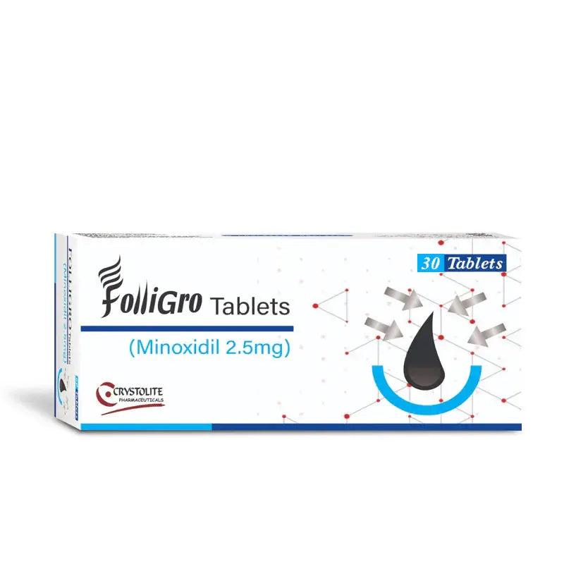 FolliGro Tablet 2.5mg Minoxidil — Hair Fall Solution & Hair Regrowth