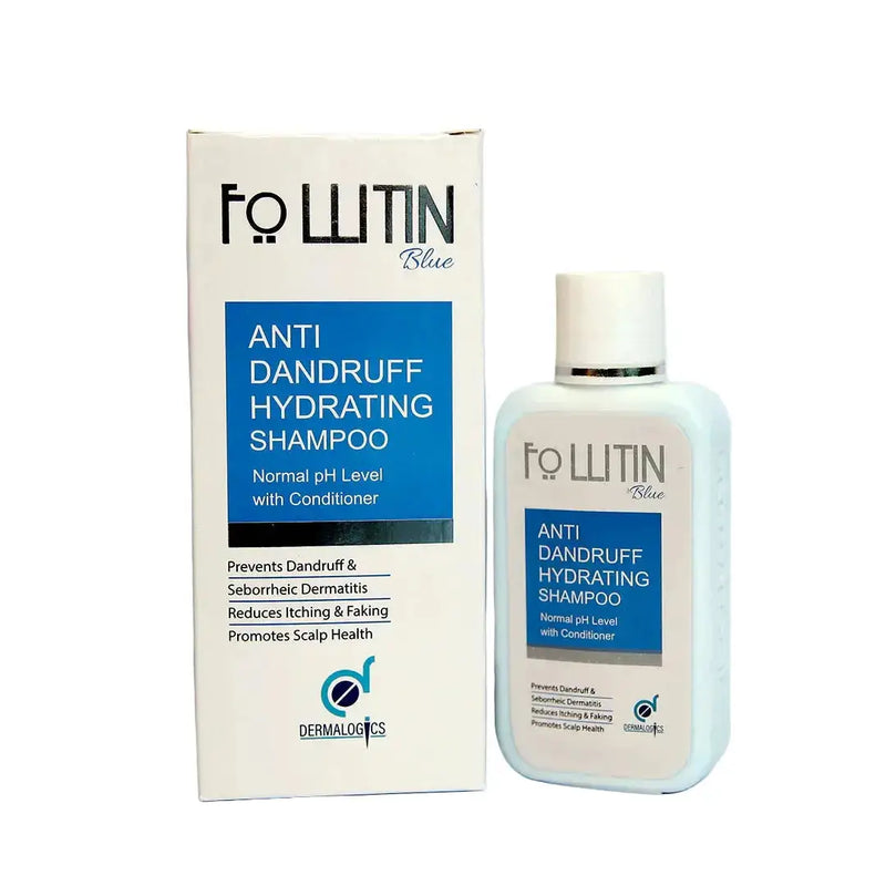 Follitin Blue Anti-Dandruff Shampoo — Hydrating Scalp Care