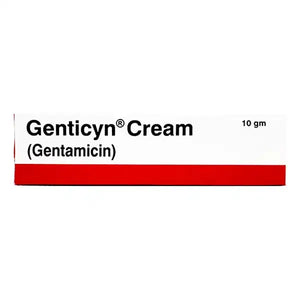 Genticyn Cream 10g – Gentamicin topical antibacterial cream for bacterial skin infections