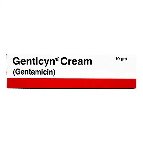 Genticyn Cream 10g – Topical Antibacterial (Gentamicin)