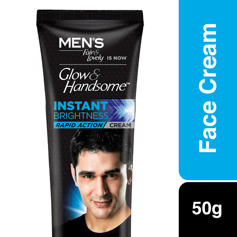Glow & Handsome Instant Brightness Face Cream for Men 50g