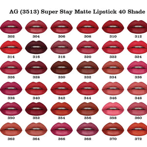Aqua Color Line Matte Lipstick Super Stay - Shade 302