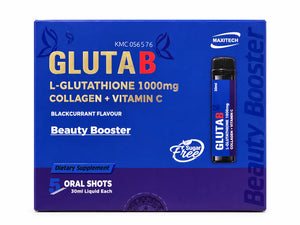 GLUTA B L-Glutathione 1000mg + Collagen + Vitamin C Oral Shots (5x30ml)