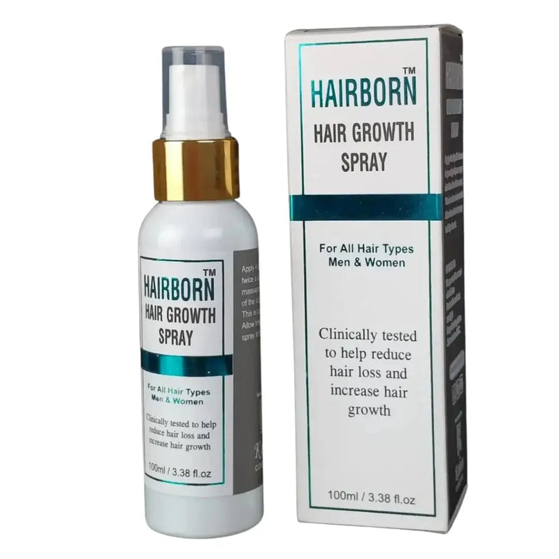 Hairborn Hair Growth Spray (100ml) by Kaloss Pharma - Stimulate Hair Growth in Pakistan | derma.pk