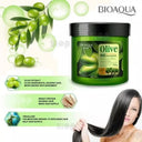 BIOAQUA Olive Nourishing Hair Mask - Keratin Repair for Dry & Damaged Hair - 500g photo 2