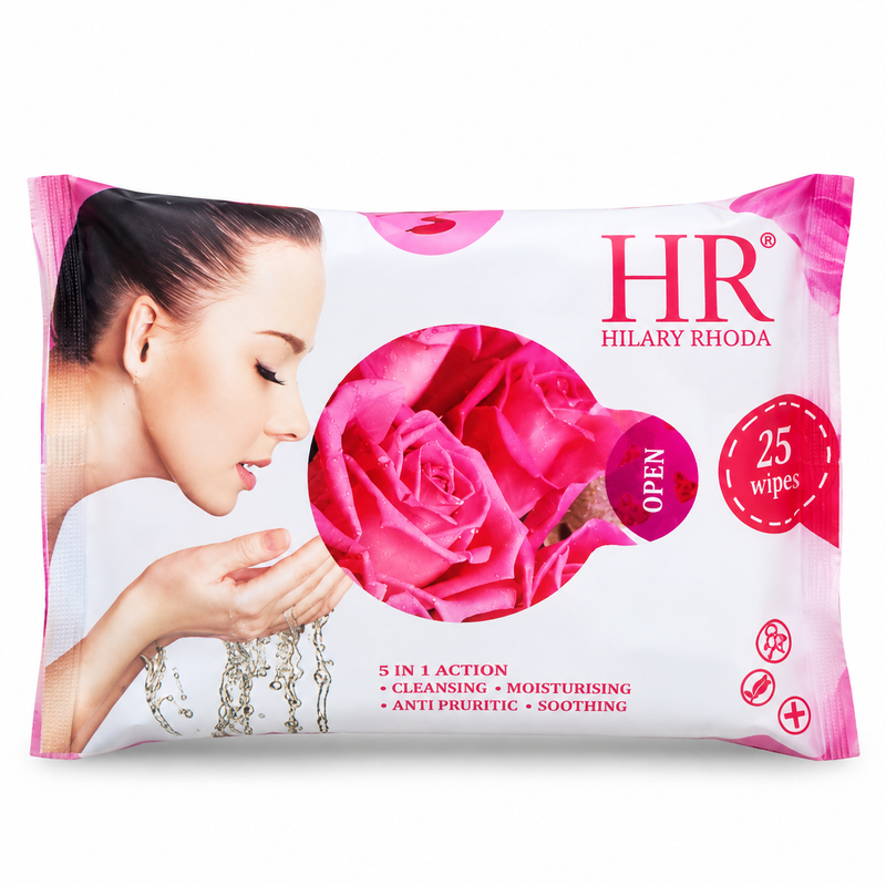 HR 5-in-1 Action Wipes 25pcs - Rose