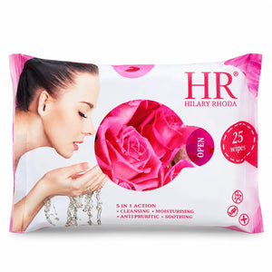 HR 5-in-1 Action Wipes 25pcs - Rose
