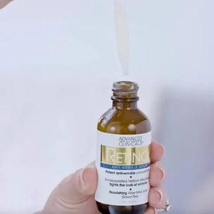 advanced clinicals Advanced Clinical Retinol Serum 52ml – back of packaging