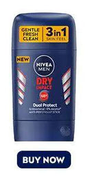 Nivea Men Dry Impact Dual Protect Antiperspirant Stick 50ml photo 1