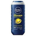 Nivea Men Power 24H Fresh Effect 3-In-1 Shower Gel, For Body, Face & Hair, 250ml photo 1