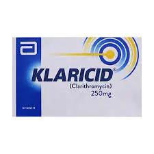 Klaricid Tablets 250mg - Clarithromycin macrolide antibiotic by Abbott