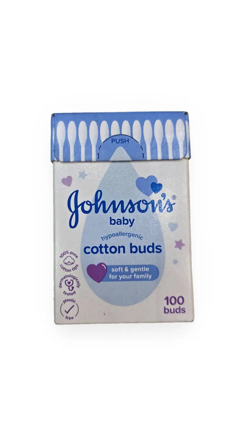 Johnson's Baby Hypoallergenic Cotton Buds 100 Pcs
