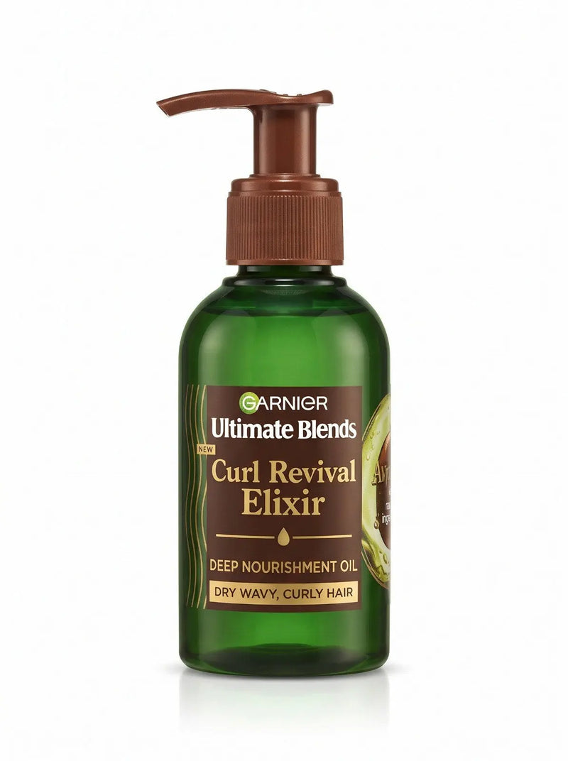 Garnier Ultimate Blends Curl Revival Elixir Deep Nourishment Oil