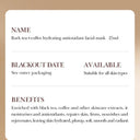 BIOAQUA Dark Tea & Coffee Hydrating Antioxidant Facial Sheet Mask 25ml photo 7