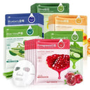 HCHANA Pack of 6 Fruit Plant Series Sheet Mask - Assorted Variants (Sent at Random Based on Availability) photo 1