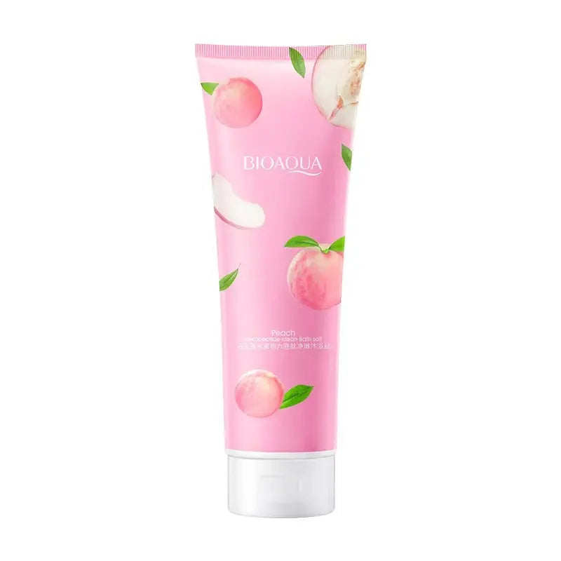 BIOAQUA Peach Extract Body Wash Bath Sea Salt 250gm