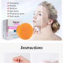 GUANJING Kojic Acid Collagen Soap for Dark Spots 100g photo 4
