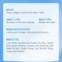 SADOER Pearl Collagen Crystal Facial Mask - Nourishing & Whitening Sheet Mask - 60ml photo 6