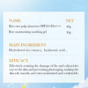 BIOAQUA Rice Raw Pulp Sunscreen Set - SPF50 PA+++ 2 Piece Set - 70g photo 7