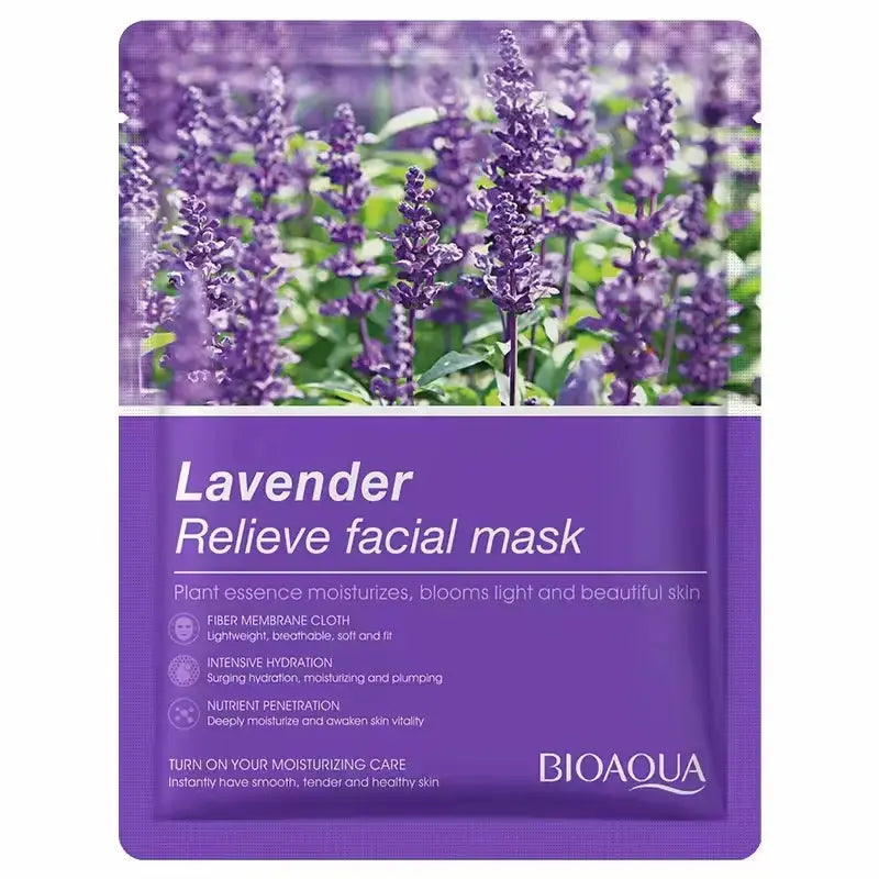 BIOAQUA Lavender Relieve Face Sheet Mask 25ml