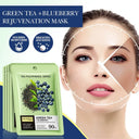 BIOAQUA Green Tea & Blueberry Hydrating Rejuvenating Facial Sheet Mask 25ml photo 6