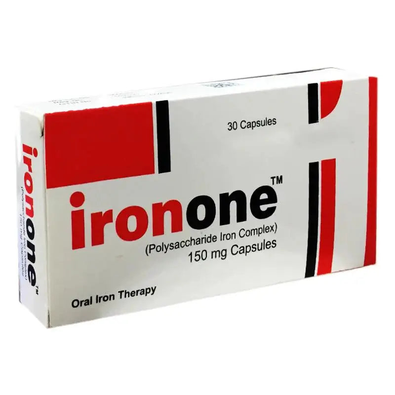 Ironone Capsules 30s – Iron Supplement for Anaemia