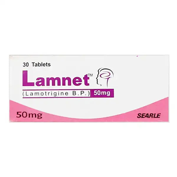 Lamnet 50mg Tablet — Lamotrigine for Epilepsy & Bipolar Disorder