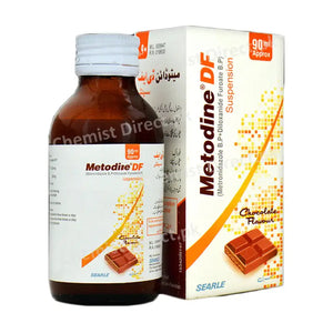 Metodine DF 90ml Syrup – Diloxanide Furoate & Metronidazole for Amoebic and Intestinal Infections