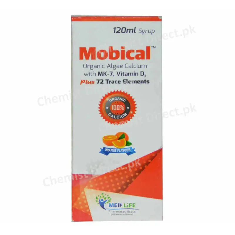 Mobical Syrup 120ml — Organic Algae Calcium for Strong Bones
