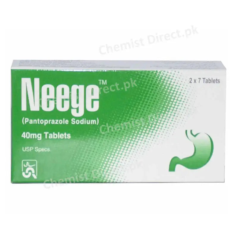 Neege 40mg Tablets – Pantoprazole Sodium for Acid Reflux & GERD