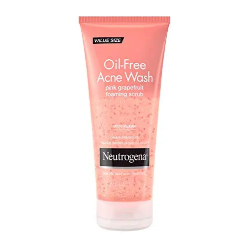 Neutrogena Oil-Free Acne Wash Pink Grapefruit Foaming Scrub 198ml
