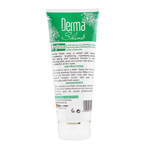 Derma Shine Peel Off Mask 200ml application result — smoother brighter skin Pakistan