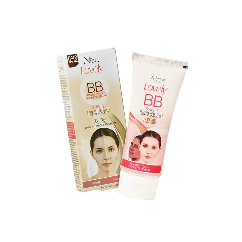 Nisa Lovely BB Cream Fair No. 2 (40GM) – Instant Glow & Natural Fairness
