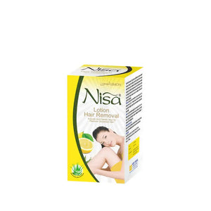 Nisa Hair Removal Lotion Lemon 80ML – Quick & Brightening Hair Removal with Vitamin C