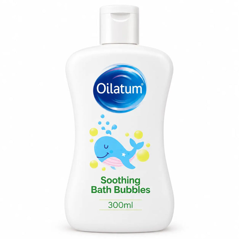 Oilatum Baby Soothing Bath Bubbles 300ml – Soap-Free Bubble Bath from Birth