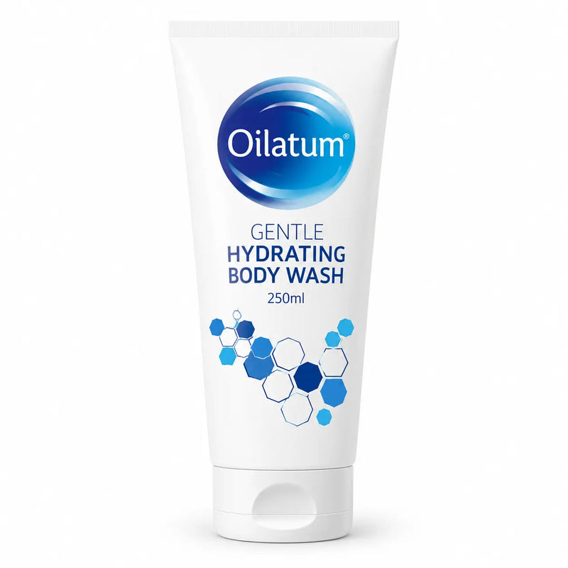 Oilatum Gentle Hydrating Body Wash 250ml – Ceramide Body Wash for Dry Skin