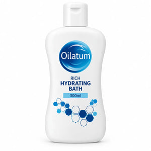 Oilatum Rich Hydrating Bath 300ml – Soap-Free Bath Emollient for Dry Skin