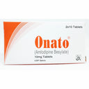 Onato 10mg Tablets – Amlodipine Besylate for Hypertension & Angina photo 1