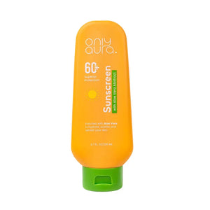 OnlyAura Aloevera Sunscreen SPF60+ 200ml – front of packaging