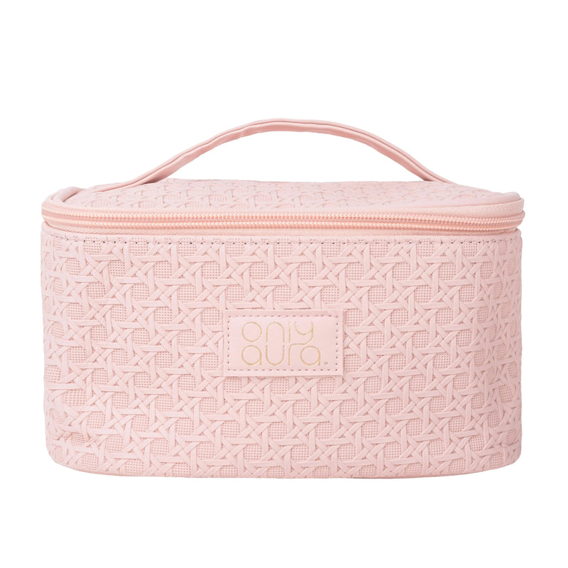 ONLYAURA COSMETIC BAG 215-308# PINK PU MATERIAL