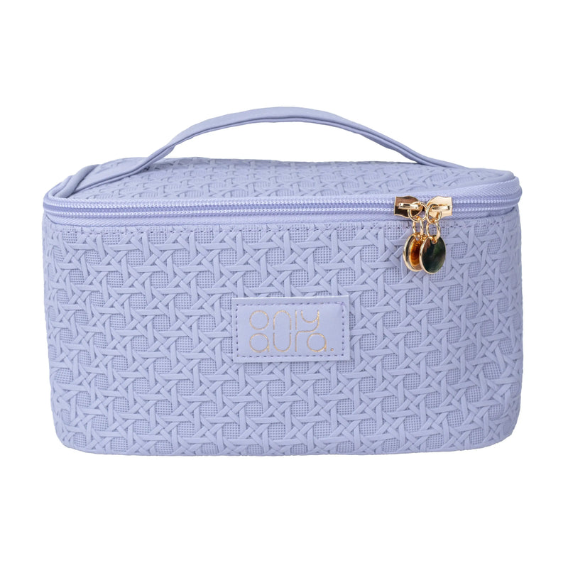 ONLYAURA COSMETIC BAG 215-308# PURPLE PU MATERIAL