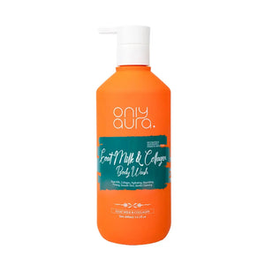 OnlyAura Goat Milk & Collagen Shower Gel 400ml – front of packaging