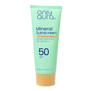 OnlyAura Mineral Sunscreen SPF50 150ml – front of packaging