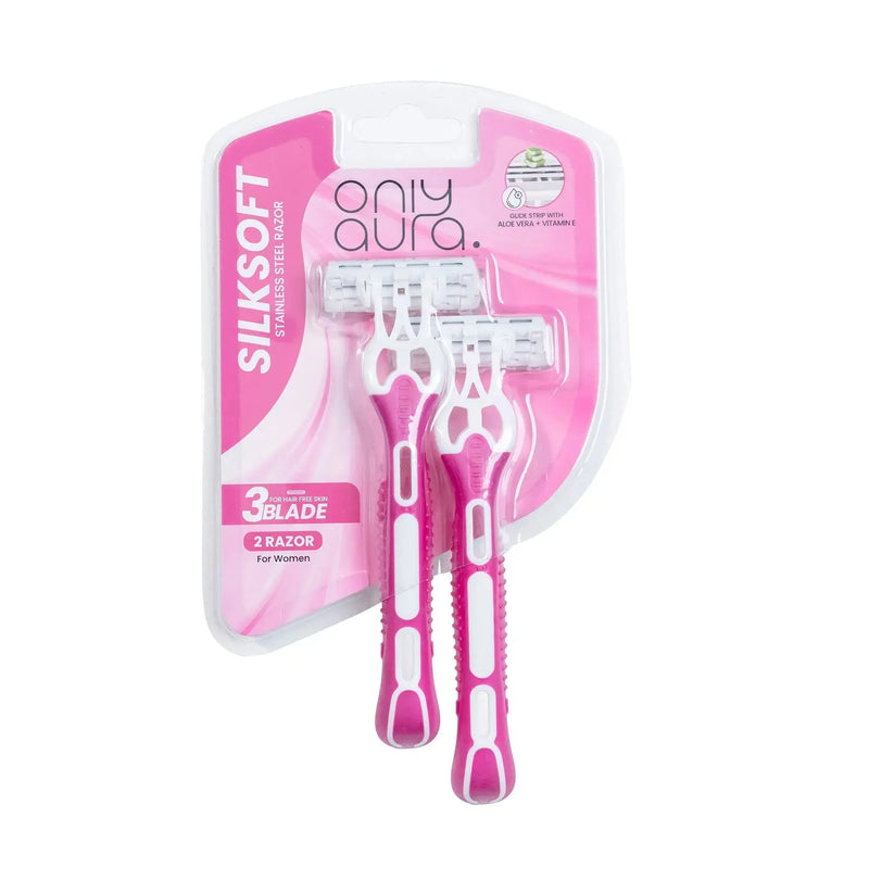 ONLYAURA SILKSOFT TRIPLE BLADE 2S RAZZOR WOMEN (KL-R308L)