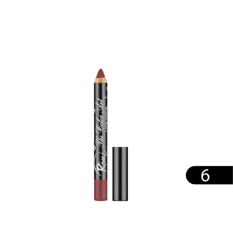 Rivaj Lipstick Pencil Shade 6 Pale Violet Red
