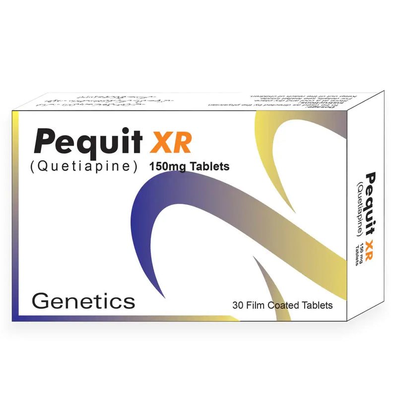 Pequit XR 150mg Tablets – Quetiapine Fumarate Extended Release