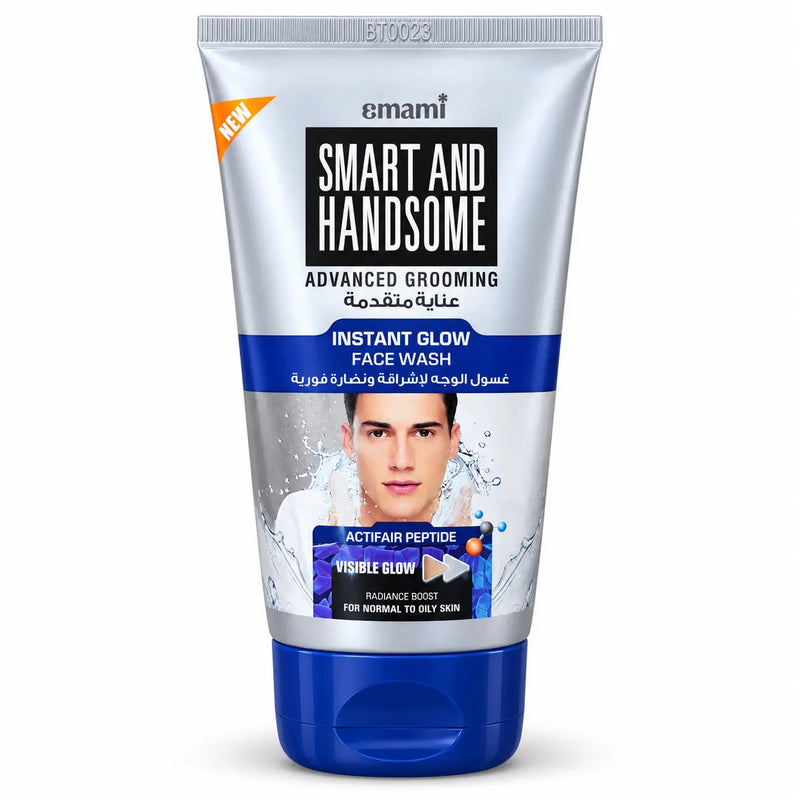 Emami Smart & Handsome Instant Glow Face Wash for Men 100g