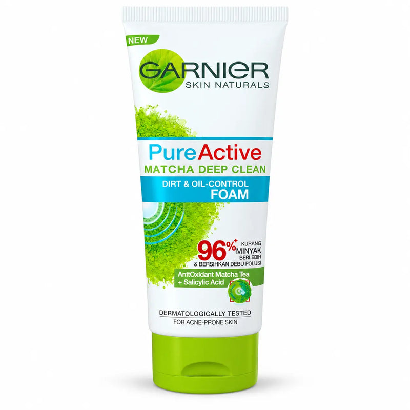 Garnier Pure Active Matcha Deep Clean Foam 100ml