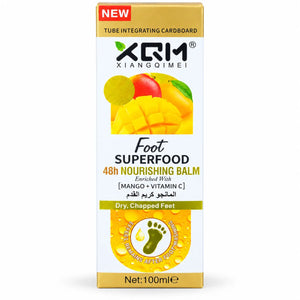 XQM Foot Superfood 48h Nourishing Balm Mango + Vitamin C 100ml