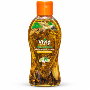 Vivid Premium Herbal Hair Oil Sandal Wood & Vetiver 200ml